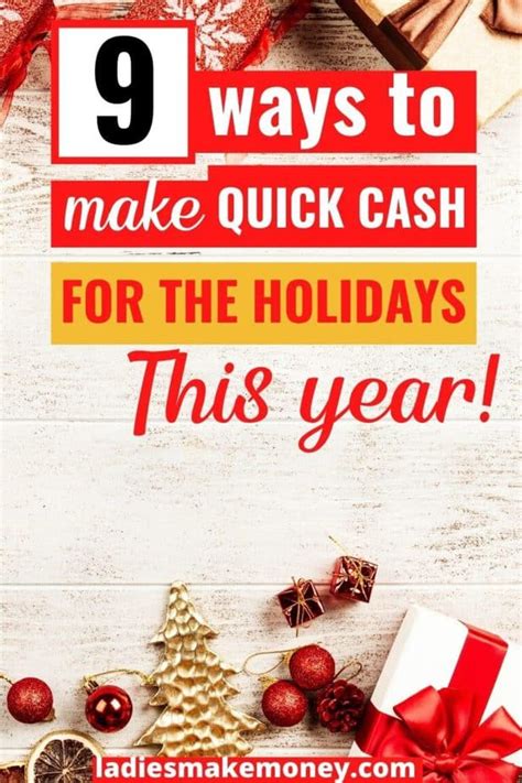 Holiday Fast Cash Tips
